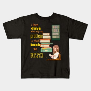 i love books Kids T-Shirt